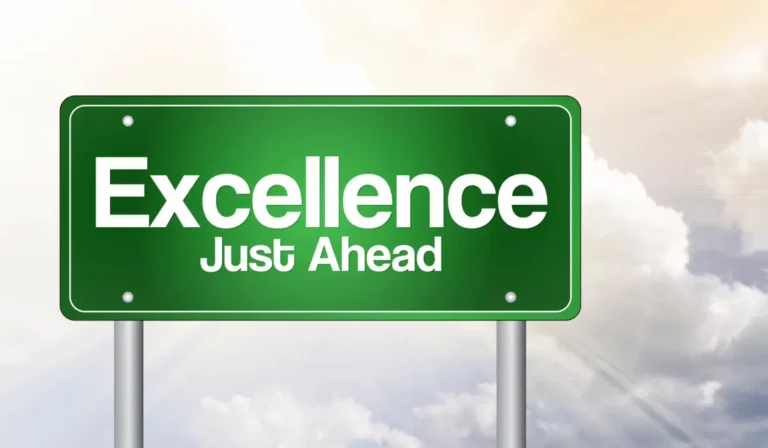 excellence just ahead